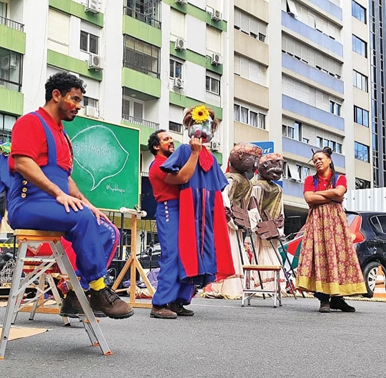 Teatro sobre igualdade racial em Cachoeira