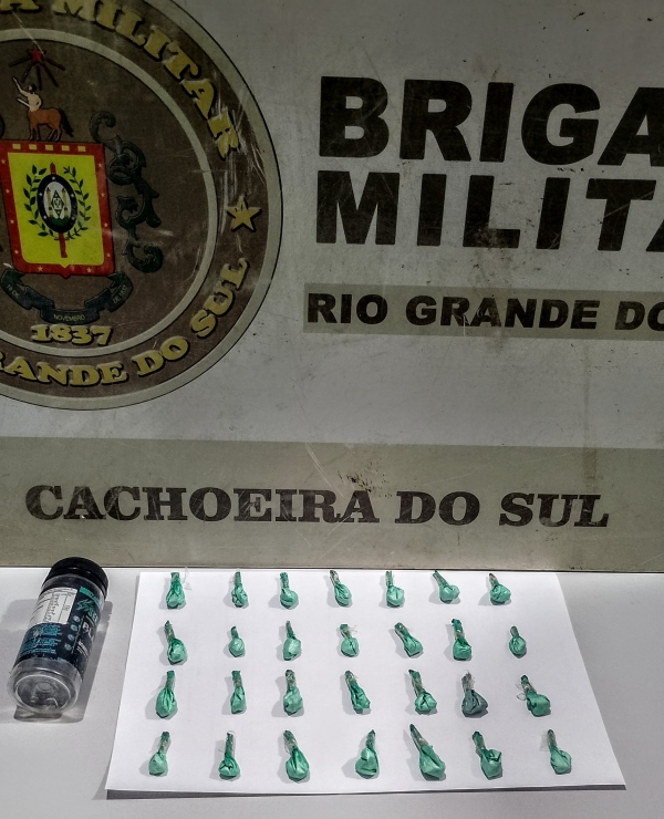 Suspeito de tráfico é preso pela Força Tática 