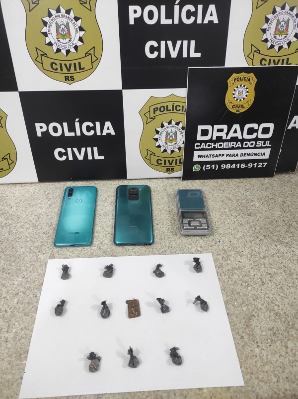 Suspeito de tráfico é preso nos Apezinhos 