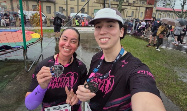 Atletas disputaram a Maratona de Santa Maria