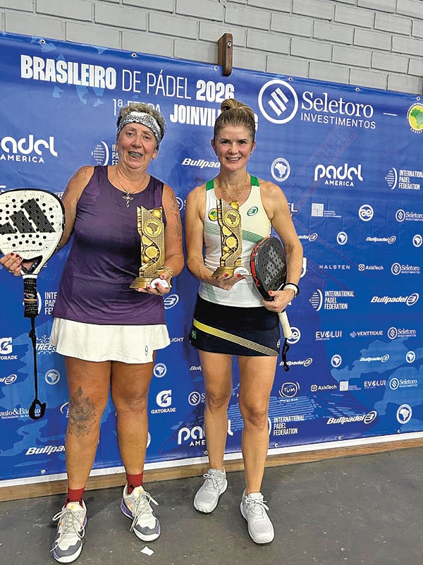 Claudia é campeã em Joinville