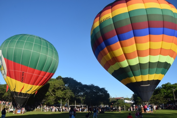 Festival de Balonismo de Venâncio Aires terá voos, feira comercial e atrações musicais