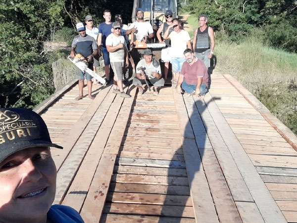 Interior conclui a reforma da ponte do Botucaraí