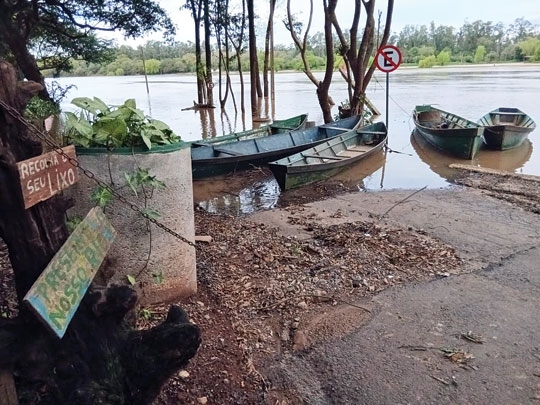 Jacuí subiu mais de 2 metros
