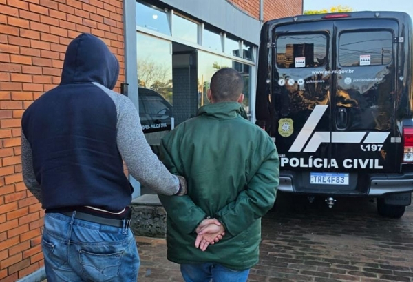 Suspeito de violência doméstica é preso pela Polícia Civil 