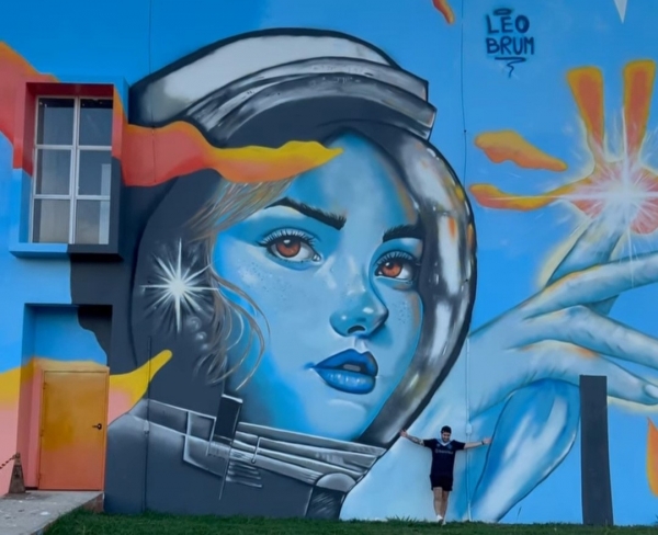 Obra de arte símbolo da UFSM/Cachoeira completa um ano