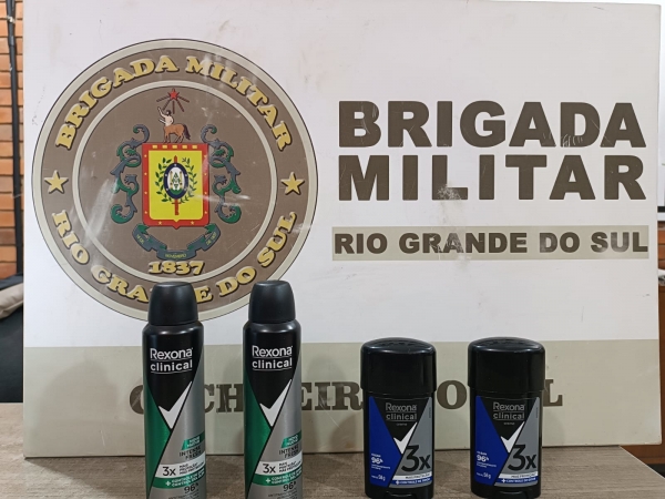 Suspeito de furto é detido pela Brigada Militar 