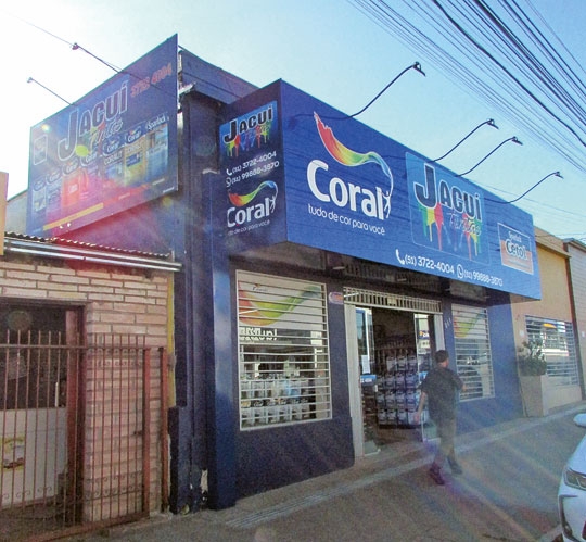 Jacuí Tintas: especializada em pintura predial, residencial, agrícola e automotiva