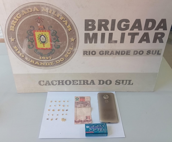 Suspeito de tráfico é detido pela Força Tática 