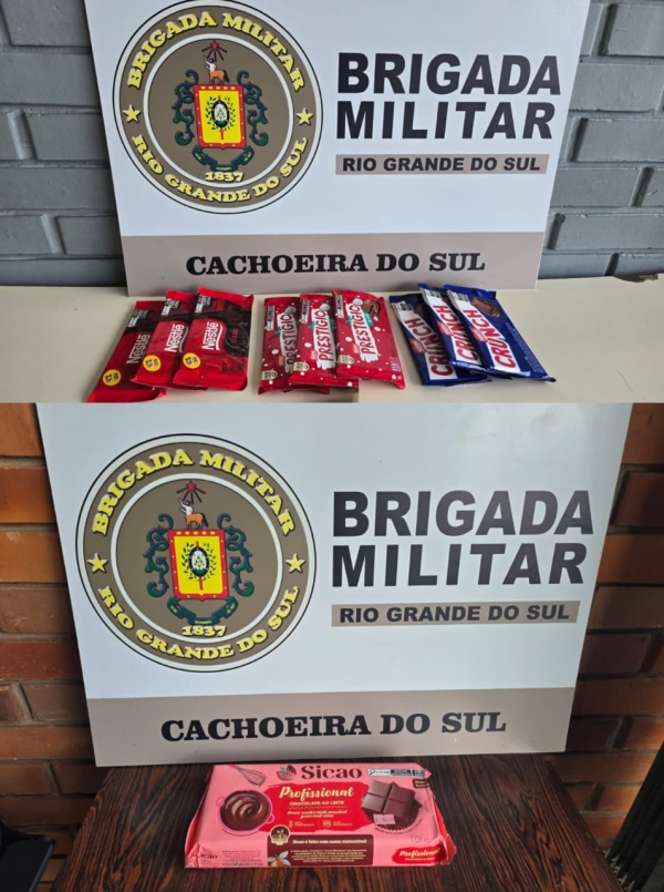 Suspeito de furtos é preso pela Brigada Militar 