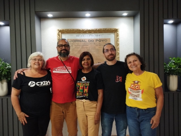 Caravana do CPERS percorreu escolas e levantou demandas dos professores 