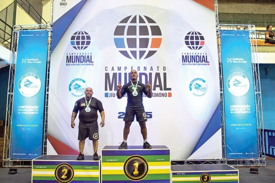 Tavares é vice no Mundial de Jiu-jítsu