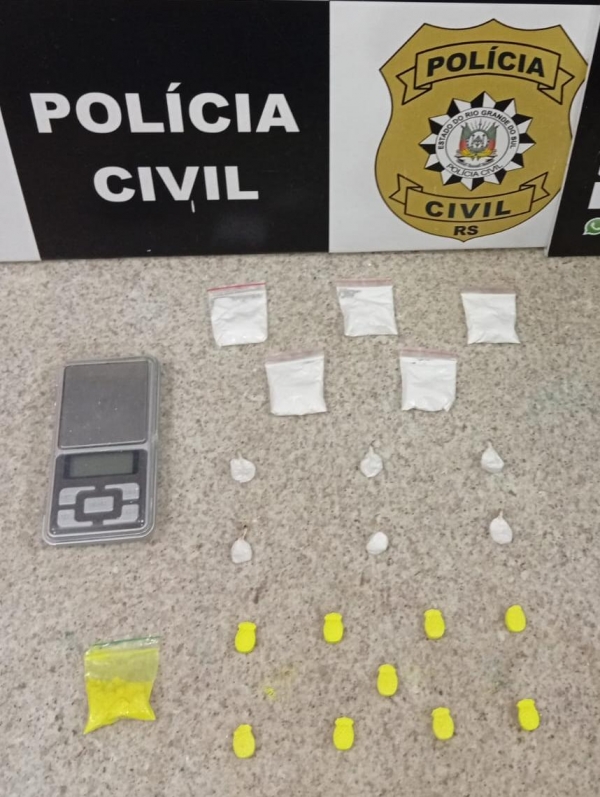 Adolescente é detido com drogas pela Polícia Civil 