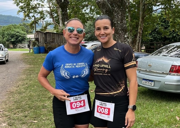 Renata e Carine superaram corrida de subida em Agudo 