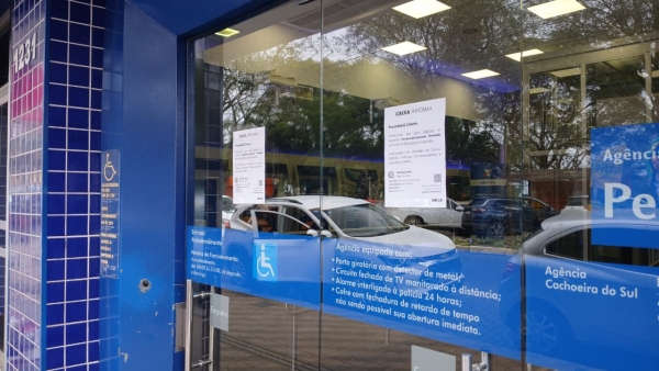 Agência da Caixa entra em greve em Cachoeira