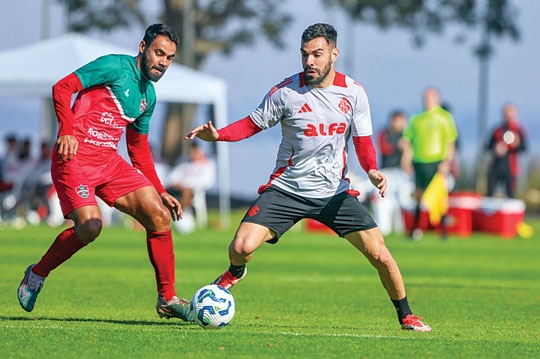 Vitória em jogo-treino