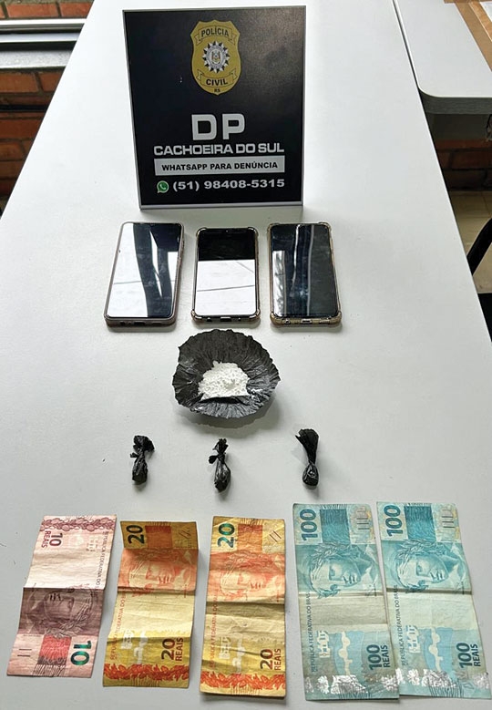 Suspeito de tráfico é preso nos Trilhos