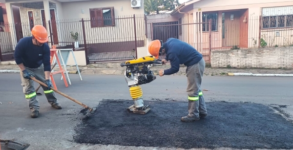 Corsan inicia repavimentação em 45 trechos de vias em Cachoeira do Sul