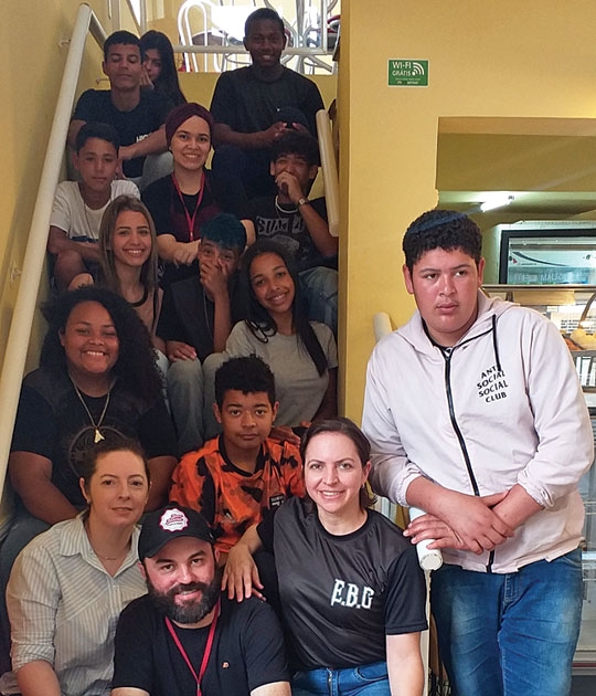Alunos ganharam sorvete