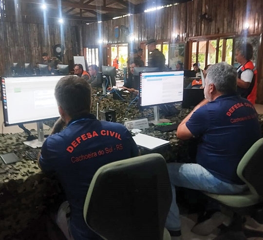 Defesa Civil participa de exercício internacional