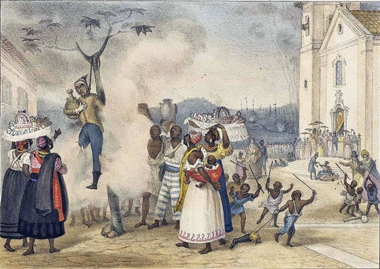 Judas exposto e faquir crucificado