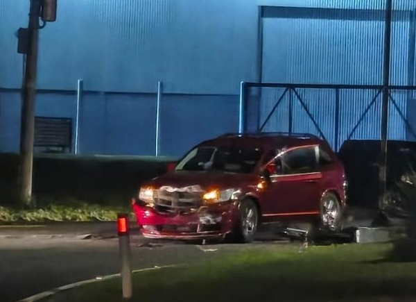 Acidente deixa motociclista ferido no Trevo do Horbach 