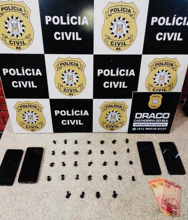 Suspeita de tráfico é presa pela Polícia Civil 