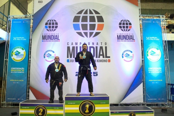 Ricardo Tavares é vice-campeão no Mundial de Jiu-jítsu