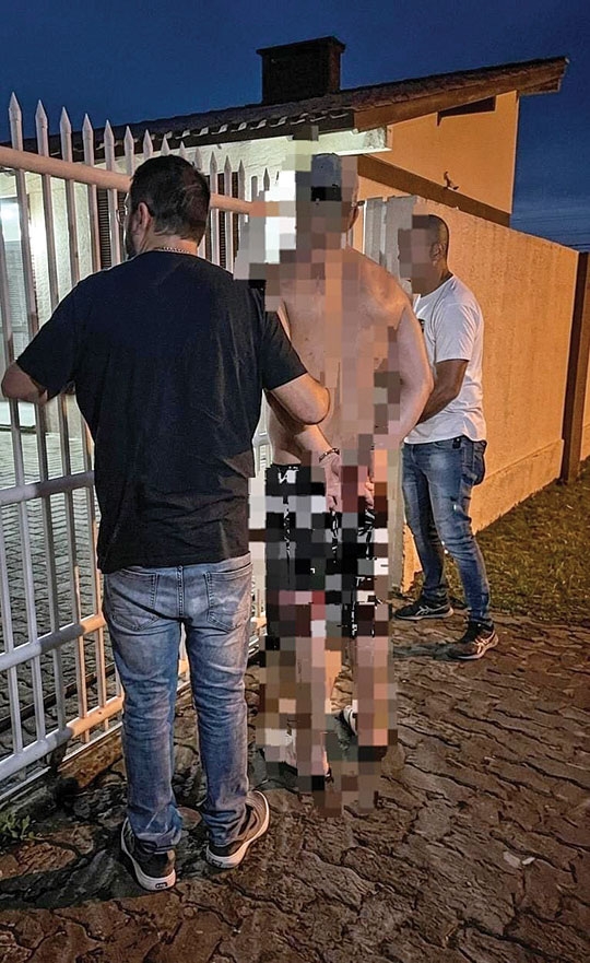 Cachoeirense preso em Capão