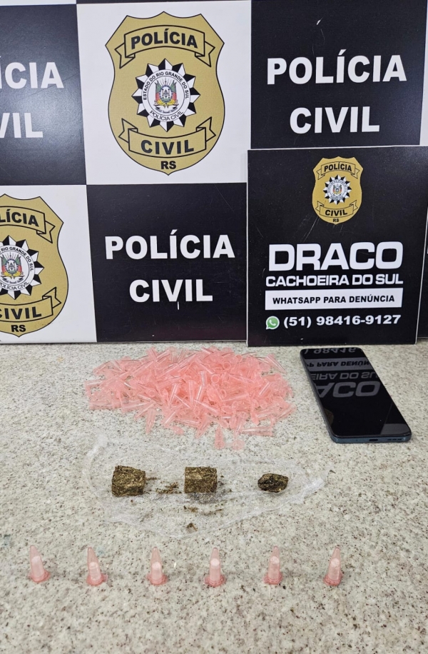 Suspeito de tráfico é preso no Bairro Noêmia 