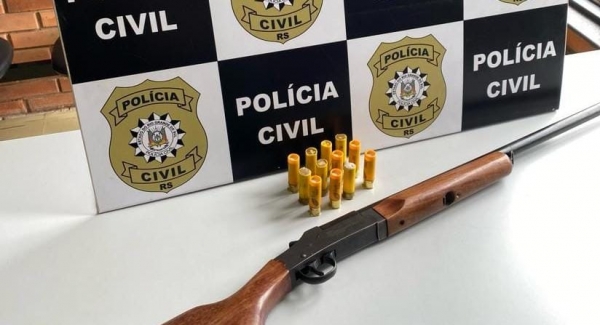 Polícia Civil apreende arma no Bairro Marina 