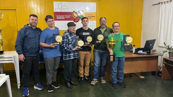 Luís Batista é hexacampeão municipal de jogos de damas
