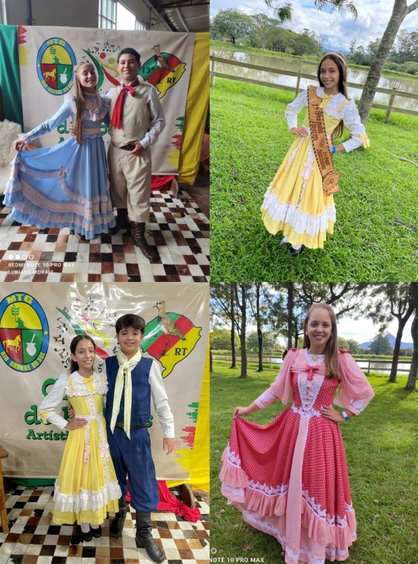 Prendas e peões do Gaudérios foram premiados em Agudo