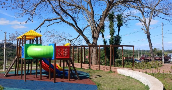 O Loteamento Garden já conta com pracinha.