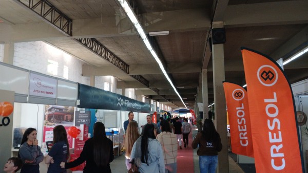 Pavilhão teve boa movimentação de público